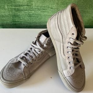 Vans x Engineered Garments Mismatched Pack OG Sk8-hi Lx Gray mens 10 $75